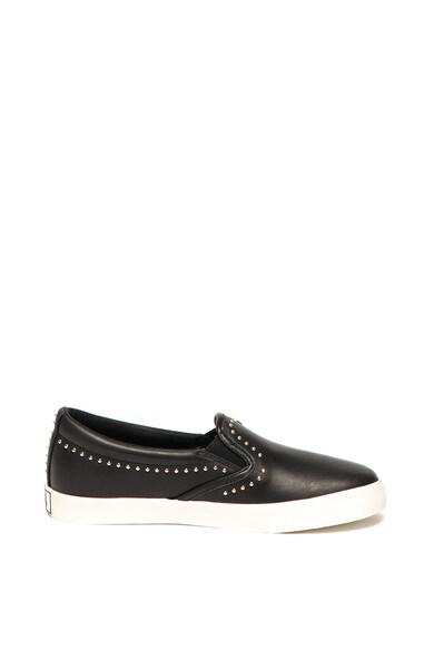 Lauren Ralph Lauren Pantofi slip-on de piele si material textil Ria Femei