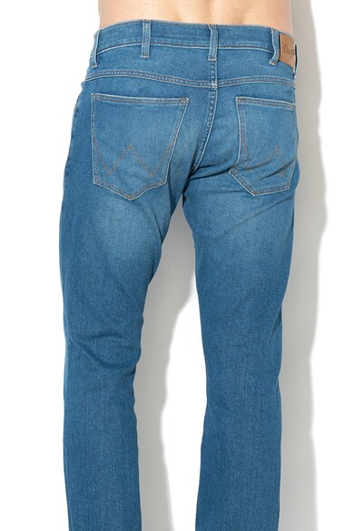 Wrangler Blugi slim fit cu aspect deteriorat Larston Barbati