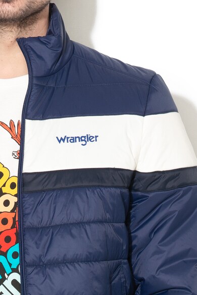 Wrangler Geaca cu vatelina si model colorblock Barbati