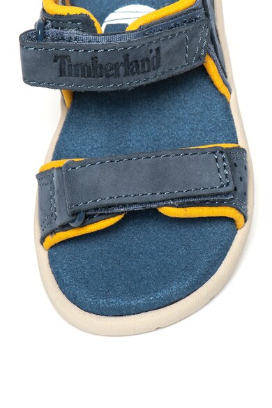 Timberland Sandale cu velcro si garnituri de piele nabuc Nubble Fete