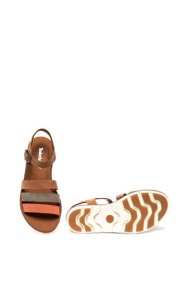 Timberland Sandale wedge de piele nabuc Lottie Femei