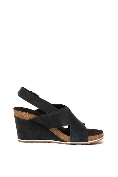 Timberland Sandale wedge de piele intoarsa Capri Sunset Femei