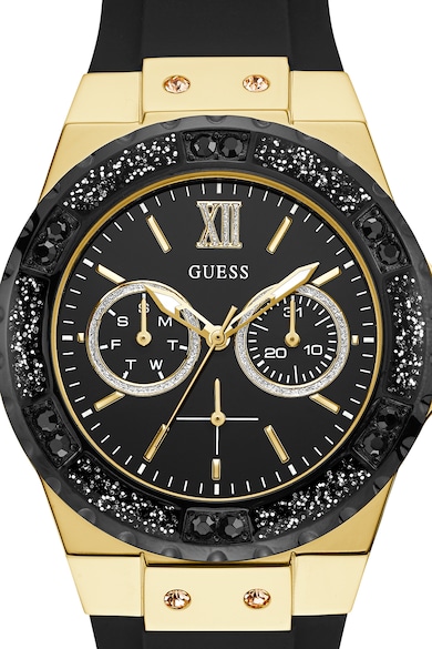 GUESS Ceas cu functii multiple decorat cu cristale Femei