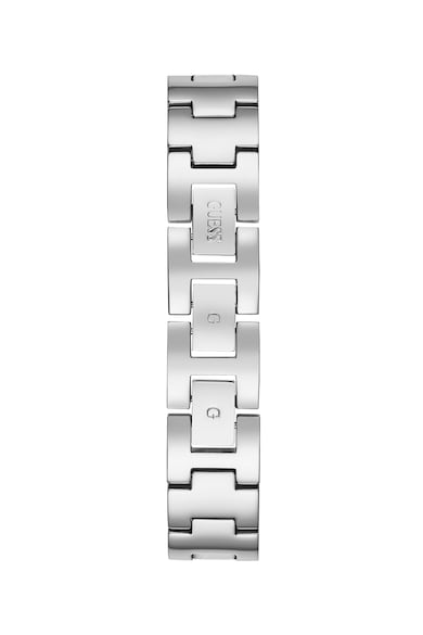 GUESS Овален часовник с диамант на циферблата , Сребрист Жени