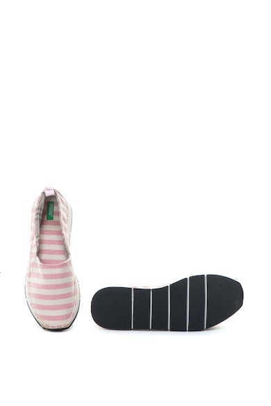 United Colors of Benetton Pantofi loafers flatform cu dungi Femei