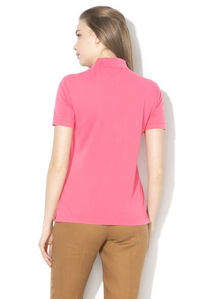 United Colors of Benetton Tricou polo cu logo brodat Femei