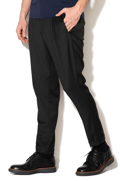 Selected Homme Pantaloni conici din amestec de lana Barbati