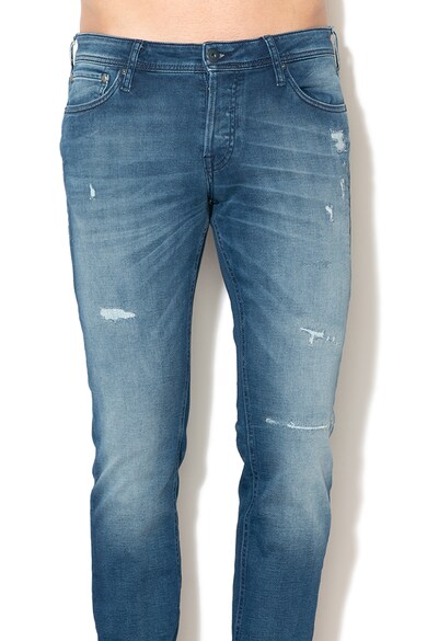 Jack & Jones Blugi slim fit cu aspect deteriorat Glenn Barbati