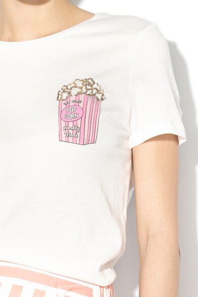 Vero Moda Тениска Diana от органичен памук и с пайети Жени