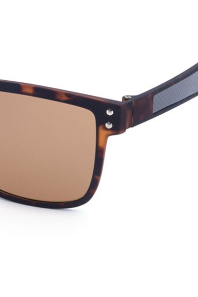 DANIEL KLEIN Ochelari de soare wayfarer cu lentile polarizate si model tortoise Barbati