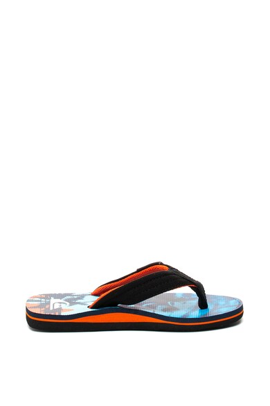 QUIKSILVER Papuci flip flop cu talpa interioara cu imprimeu Baieti