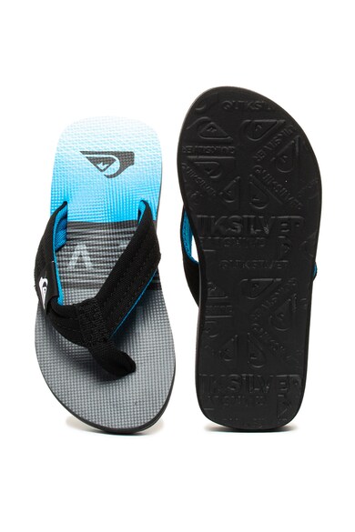 QUIKSILVER Mololayback logómintás flip-flop papucs Fiú