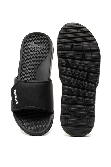 QUIKSILVER Papuci de piele ecologica, cu velcro Shoreline Barbati