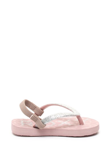 ROXY Papuci flip-flop cu bareta slingback Viva Glittery Fete