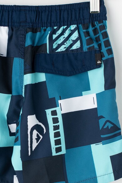 QUIKSILVER Pantaloni scurti de baie, cu imprimeu geometric Baieti