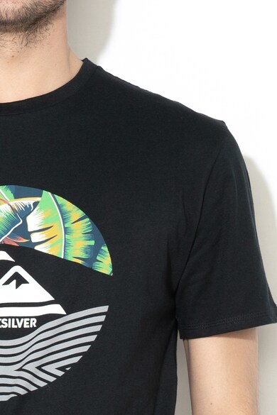 QUIKSILVER Regular fit póló logómintával férfi