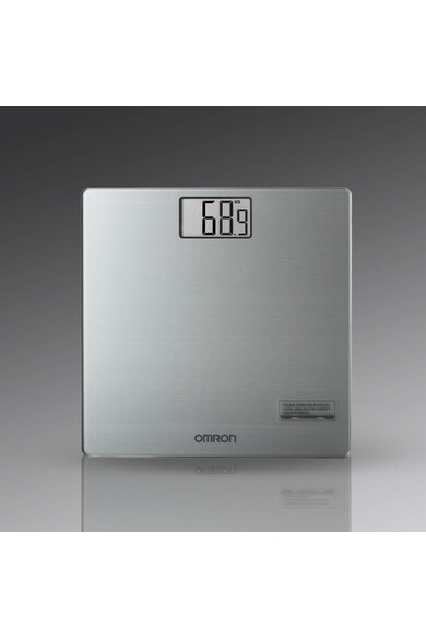 Omron Кантар  HN 288, За деца и възрастни, 180 кг, Закалено стъкло, LCD дисплей, Автоматично изключване, Сив Жени