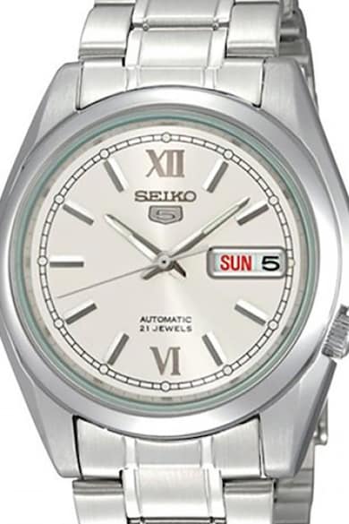 Seiko Ceas automatic cu o bratara metalica Barbati