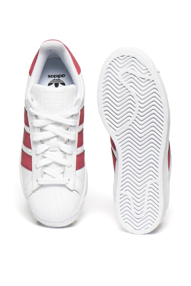 adidas Originals Superstar sneaker kontrasztos csíkokkal Lány