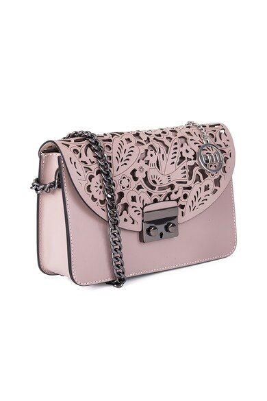 Mia Tomazzi Geanta crossbody d epiele cu perforatii Vaprio Femei