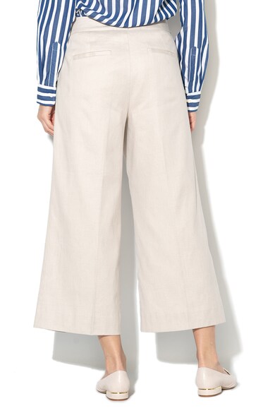 Banana Republic Pantaloni crop din amestec de in, cu croiala ampla Femei