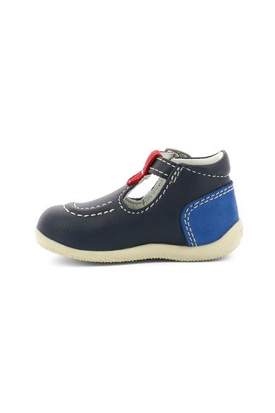 Kickers kids Pantofi de piele nabuc cu logo Baieti