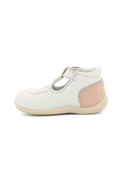 Kickers kids Pantofi de piele nabuc cu logo Fete