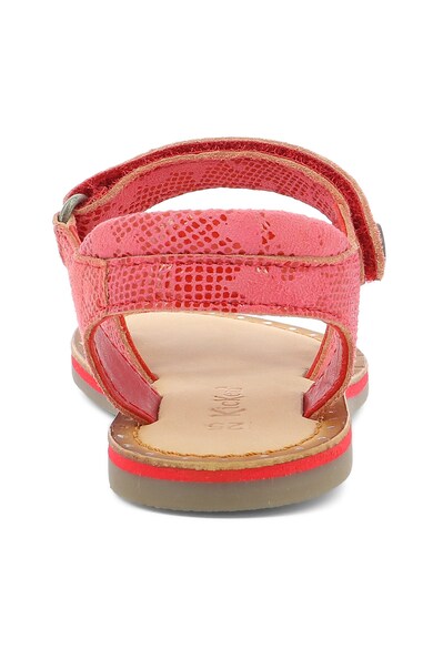 Kickers kids Sandale velcro de piele Fete