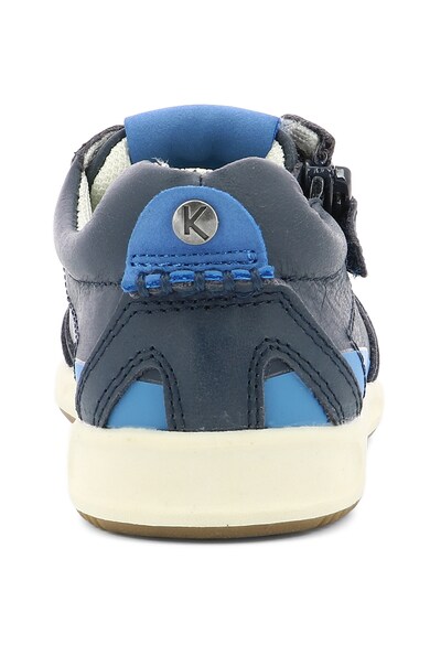 Kickers kids Pantofi sport de piele, cu fermoar lateral Fete