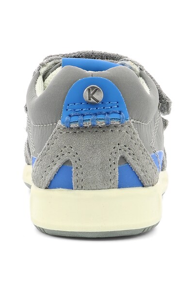 Kickers kids Pantofi sport cu insertii de piele intoarsa Fete