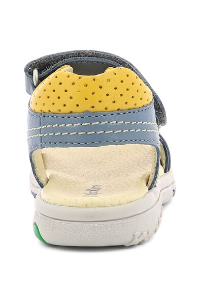 Kickers kids Sandale de piele cu detalii perforate Fete