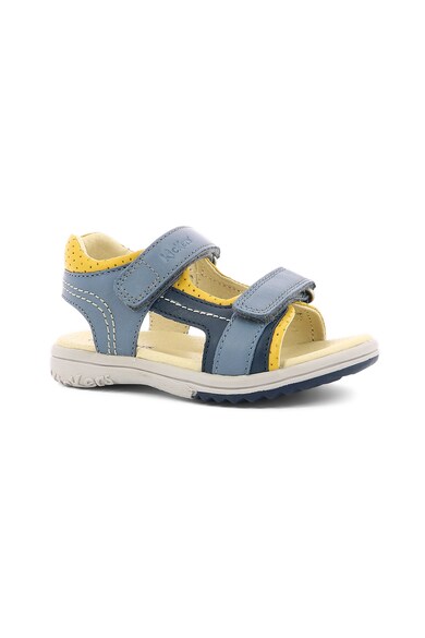 Kickers kids Sandale de piele cu detalii perforate Fete