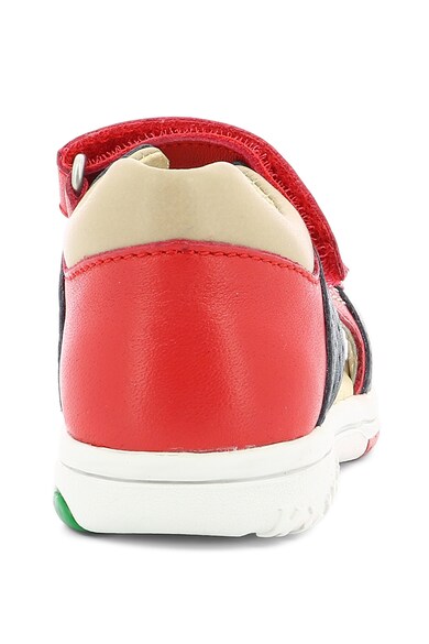 Kickers kids Sandale de piele cu inchidere velcro Fete