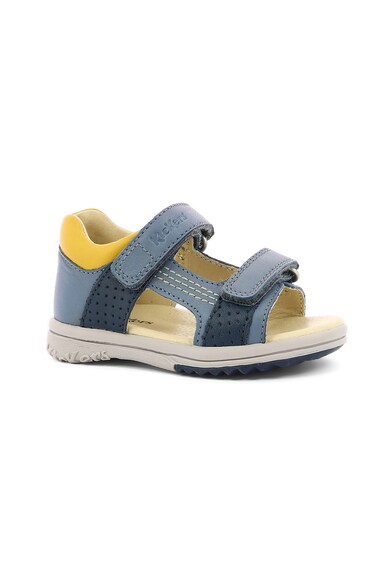 Kickers kids Sandale de piele cu velcro Baieti