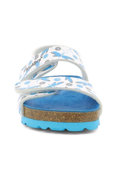 Kickers kids Sandale de piele ecologica, cu model cu libelule Fete