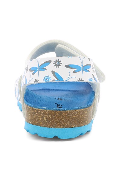 Kickers kids Sandale de piele ecologica, cu model cu libelule Fete