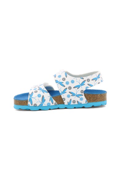 Kickers kids Sandale de piele ecologica, cu model cu libelule Fete