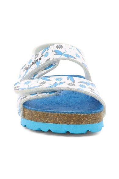 Kickers kids Sandale de piele ecologica, cu model cu libelule Fete