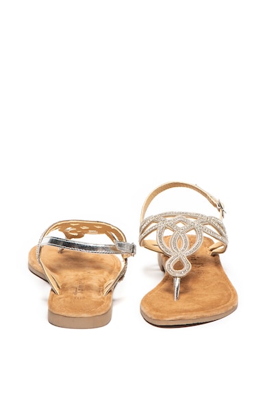 Tamaris Кожени сандали с декоративни камъни Жени