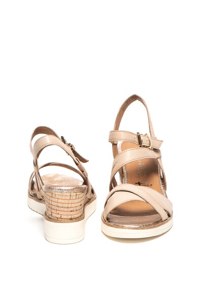 Tamaris Sandale wedge de piele Femei