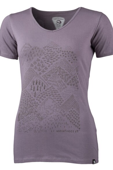 NORTHFINDER Tricou cu imprimeu grafic, pentru drumetii Pamfilia Femei