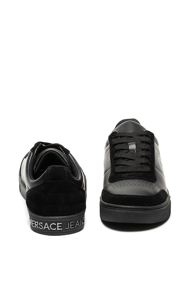 Versace Jeans Pantofi sport cu insertii de piele intoarsa Barbati