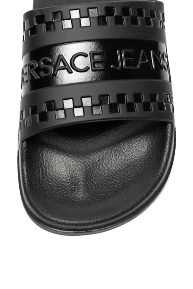 Versace Jeans Papuci cu logo in relief Barbati