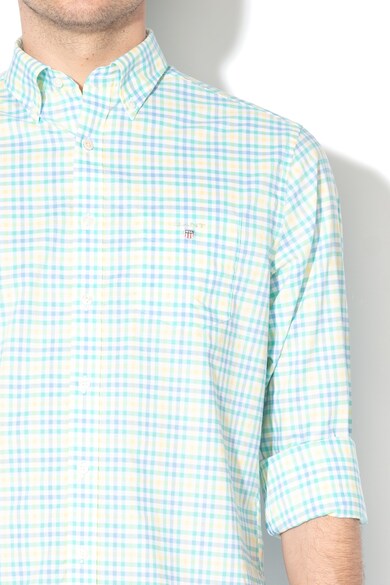 Gant Вталена риза The B-Cloth на каре Мъже