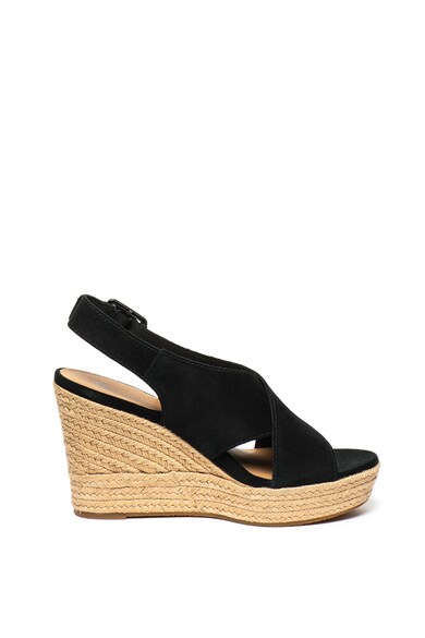 UGG Sandale tip espadrile wedge de piele intoarsa Harlow Femei