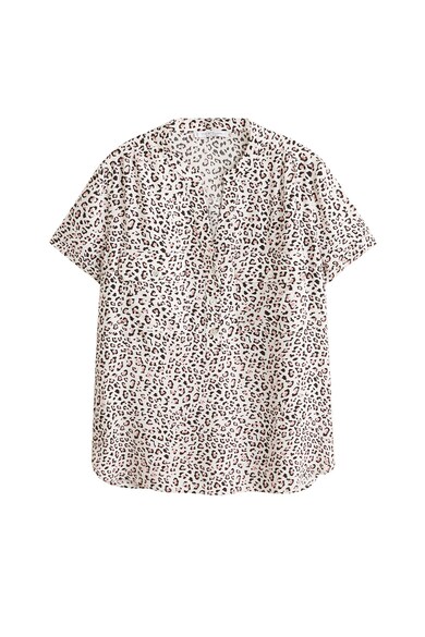 VIOLETA BY MANGO Bluza cu imprimeu animal print Ruthpri Femei