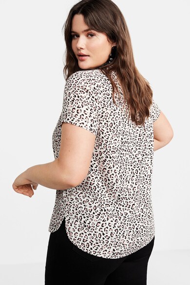 VIOLETA BY MANGO Bluza cu imprimeu animal print Ruthpri Femei