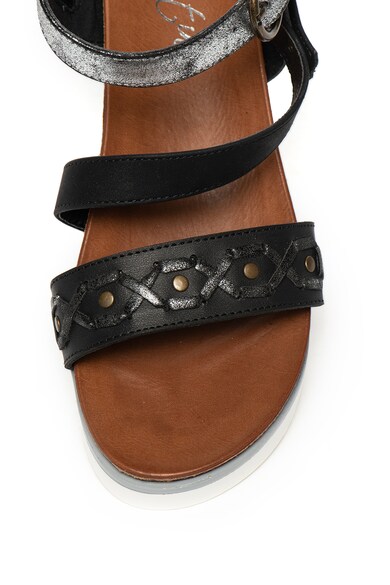 Cristin Sandale wedge de piele ecologica Guya Femei