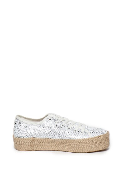 Cristin Tenisi flatform tip espadrile cu paiete Briosa Femei