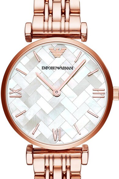 Emporio Armani Ceas quartz cu model geometric pe cadran Bar Femei